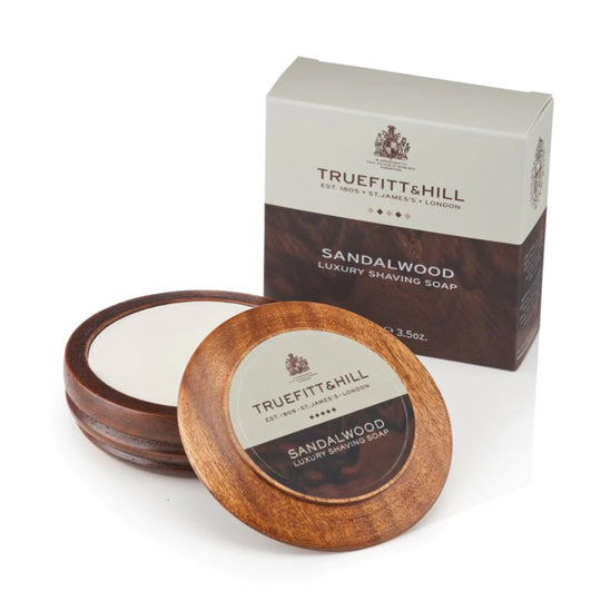 Truefitt & Hill Luxury Shaving Soap in Wooden Bowl