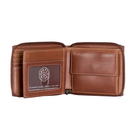 Jekyll & Hide Wallet Texas Zip Up 4295